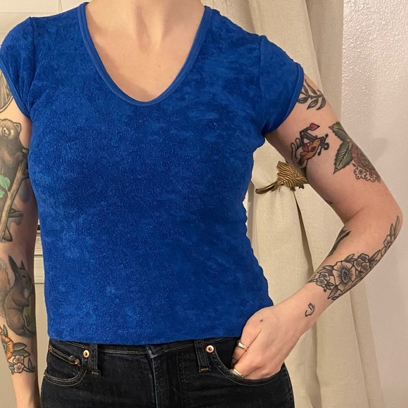Terry Cloth Vintage Top - Picture 1 of 5